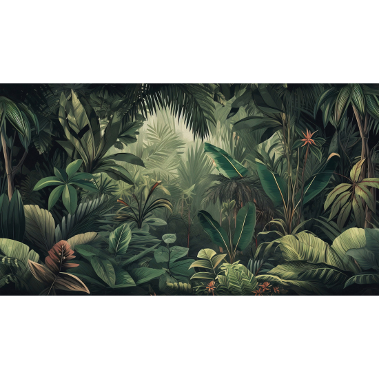 Papel pintado panorámico - Selva tropical