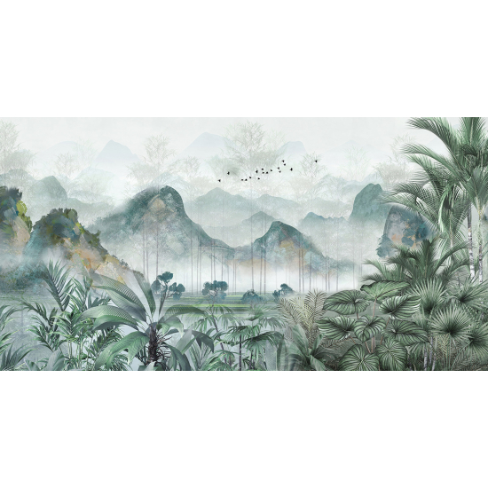 Papel pintado panorámico - Selva Tropical