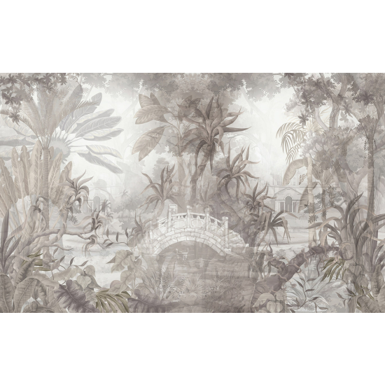 Papel pintado panorámico - Selva Tropical