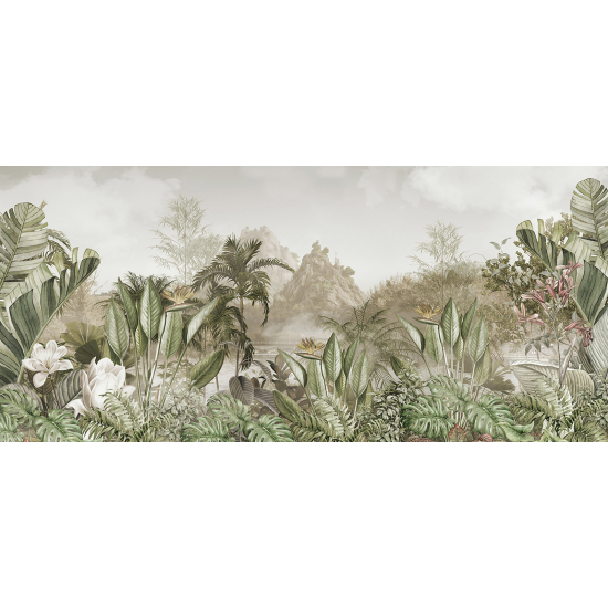Papel pintado panorámico - Selva Tropical