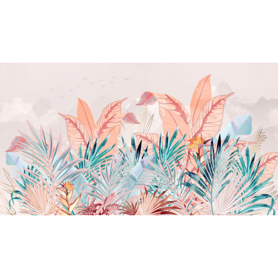Papel pintado panorámico - Selva Tropical