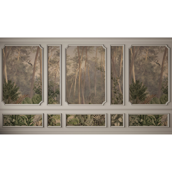 Papel pintado panorámico - Selva Tropical