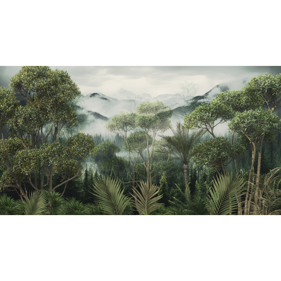 Papel pintado panorámico - Selva Tropical