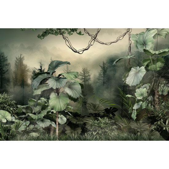 Papel pintado panorámico - Selva Tropical