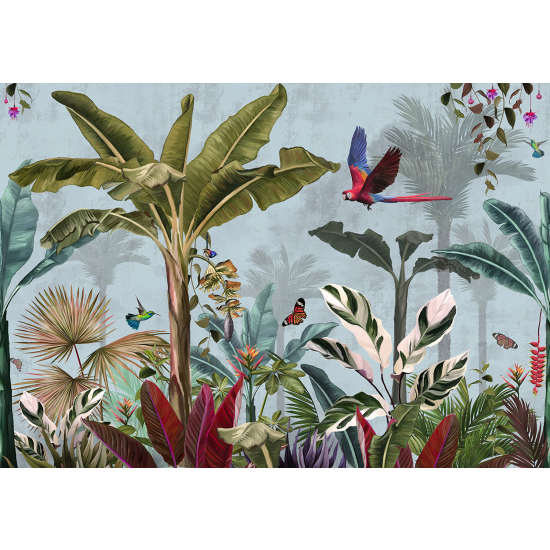 Papel pintado panorámico - Selva Tropical