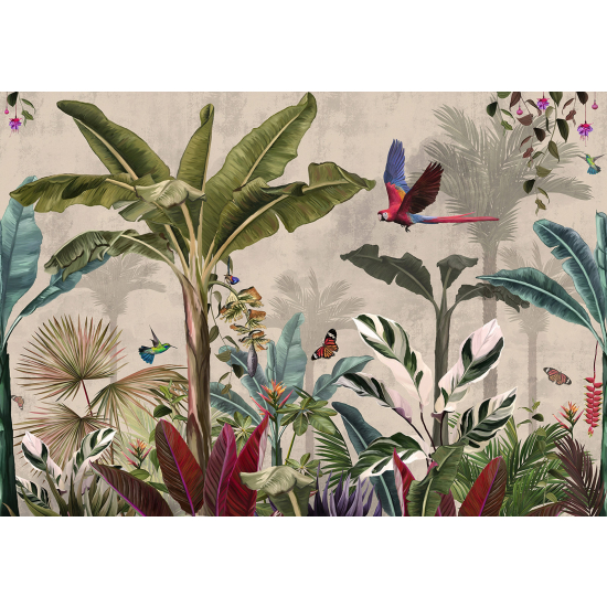 Papel pintado panorámico - Selva Tropical