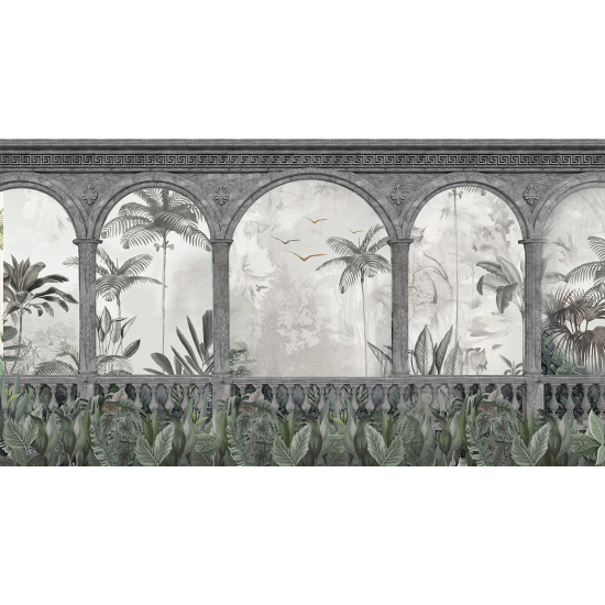 Papel pintado panorámico - Selva tropical