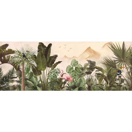 Papel pintado panorámico - Selva Tropical