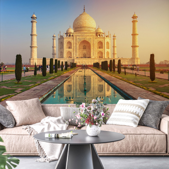 Papel pintado panorámico - Taj Mahal India