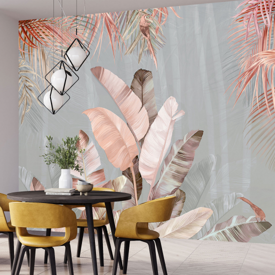 Papel pintado panorámico - Tallos tropicales