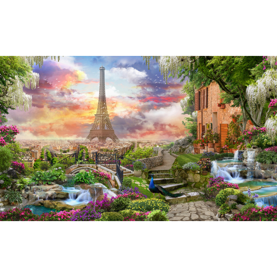 Papel pintado panorámico - Torre Eiffel