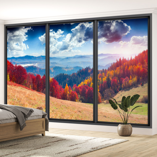 Papel pintado panorámico trampantojo - Bosque