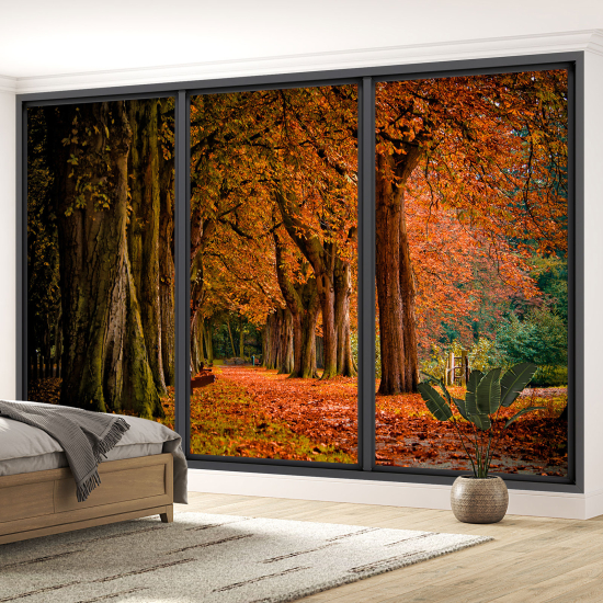 Papel pintado panorámico trampantojo - Bosque