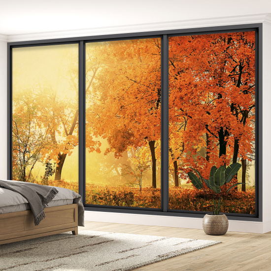 Papel pintado panorámico trampantojo - Bosque