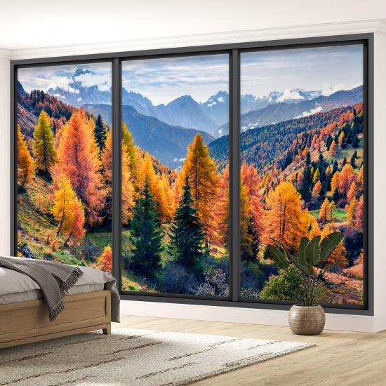 Papel pintado panorámico trampantojo - Bosque