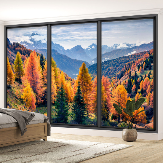 Papel pintado panorámico trampantojo - Bosque