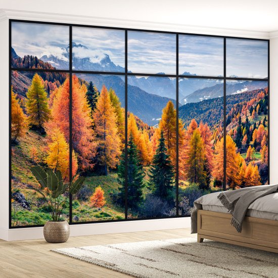 Papel pintado panorámico trampantojo - Bosque