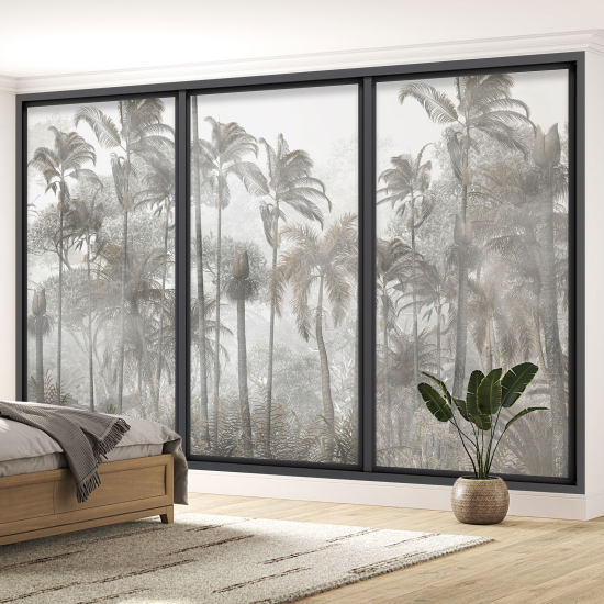 Papel pintado panorámico trampantojo - Jungla