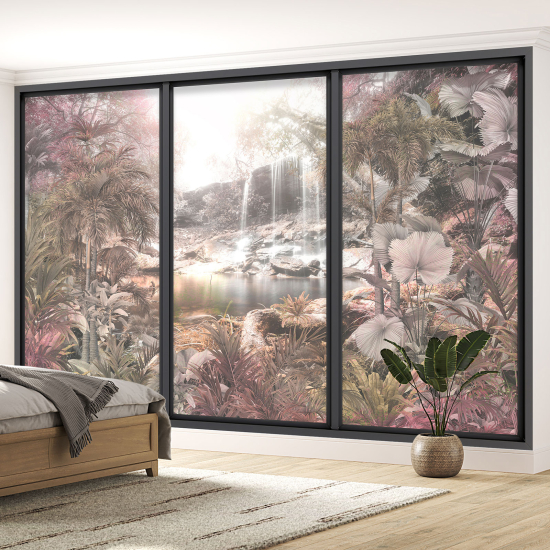 Papel pintado panorámico trampantojo - Jungla