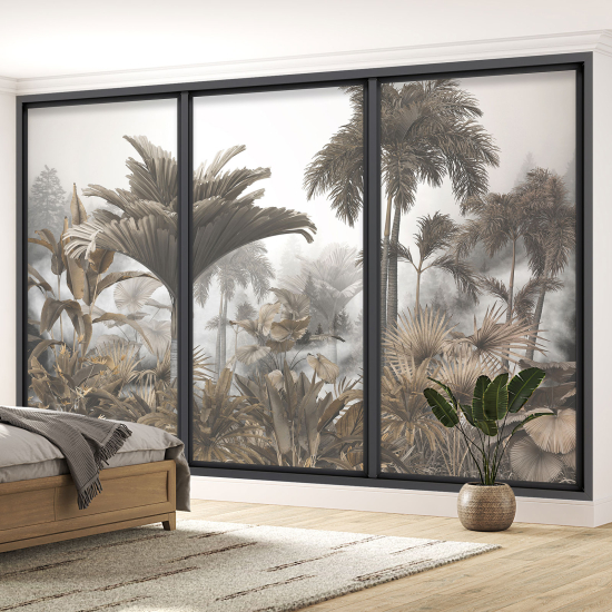Papel pintado panorámico trampantojo - Jungla