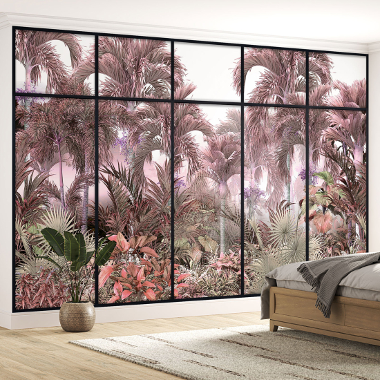 Papel pintado panorámico trampantojo - Jungla