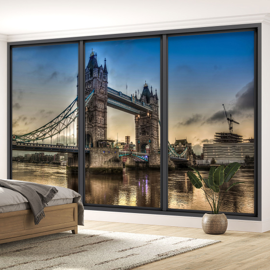 Papel pintado panorámico trampantojo - Londres