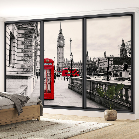 Papel pintado panorámico trampantojo - Londres