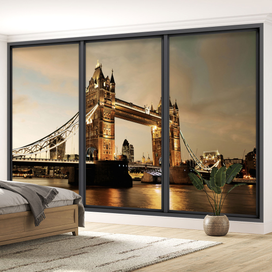Papel pintado panorámico trampantojo - Londres
