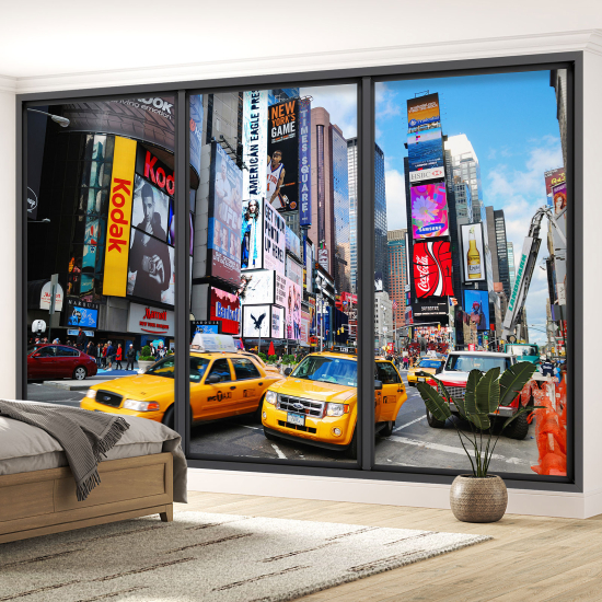 Papel pintado panorámico trampantojo - Nueva York