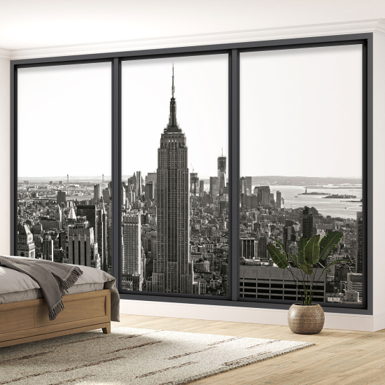 Papel pintado panorámico trampantojo - Nueva York