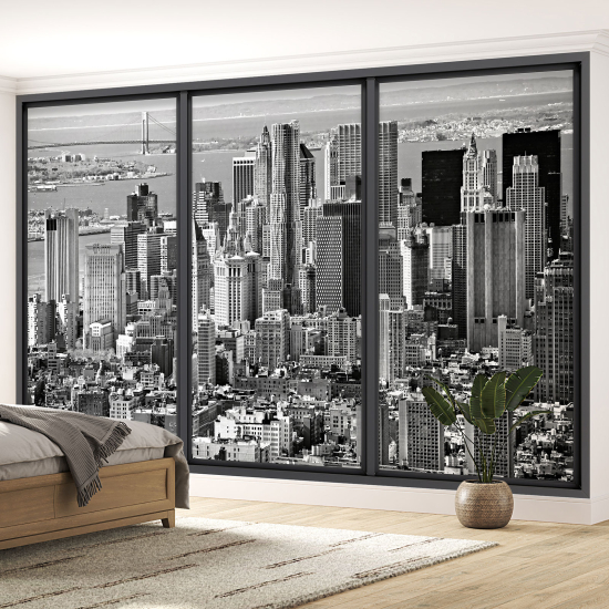 Papel pintado panorámico trampantojo - Nueva York