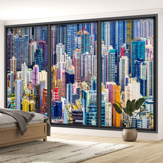 Papel pintado panorámico trampantojo - Nueva York