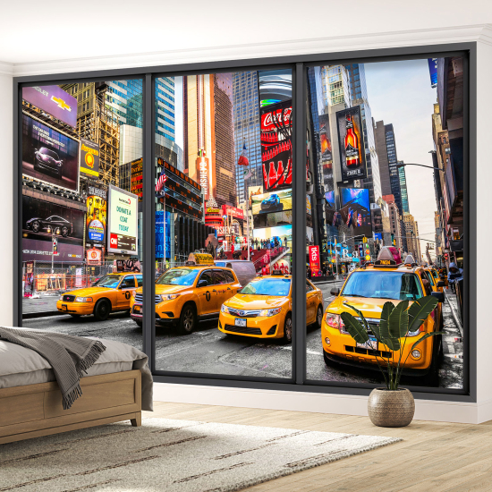 Papel pintado panorámico trampantojo - Nueva York