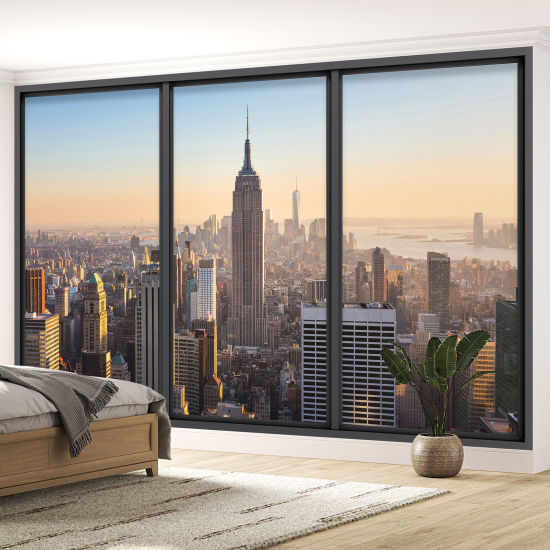 Papel pintado panorámico trampantojo - Nueva York