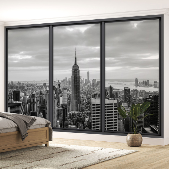 Papel pintado panorámico trampantojo - Nueva York