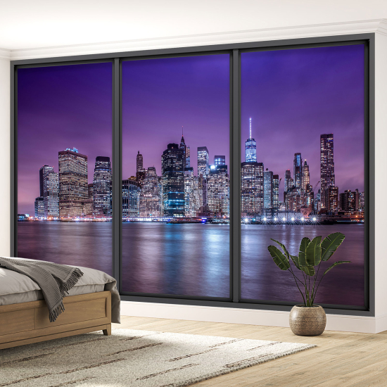 Papel pintado panorámico trampantojo - Nueva York