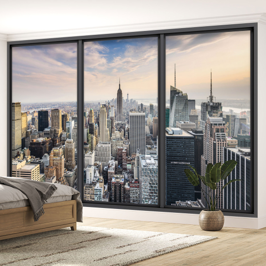Papel pintado panorámico trampantojo - Nueva York