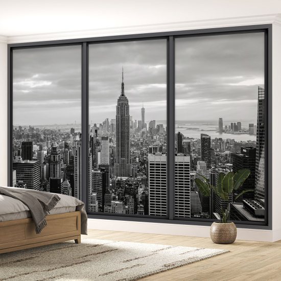Papel pintado panorámico trampantojo - Nueva York