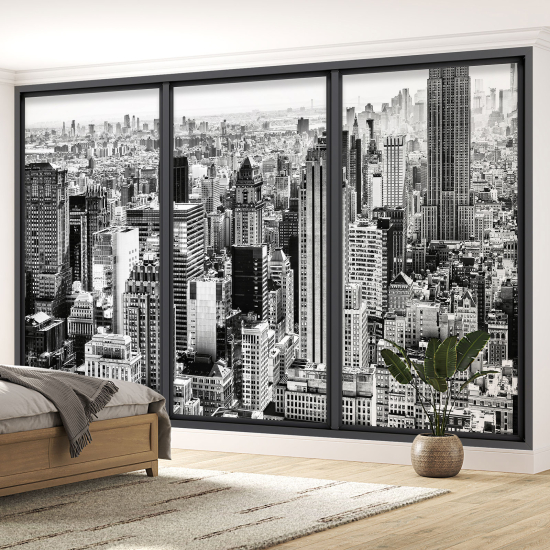 Papel pintado panorámico trampantojo - Nueva York