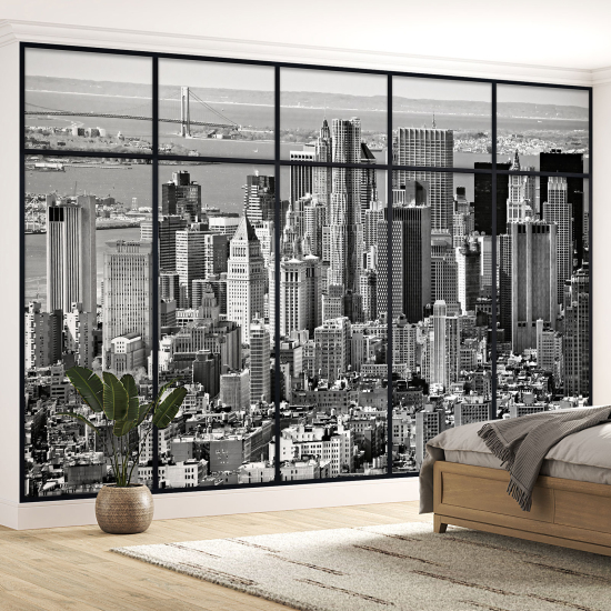 Papel pintado panorámico trampantojo - Nueva York