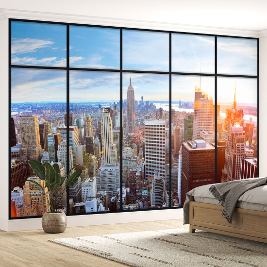 Papel pintado panorámico trampantojo - Nueva York