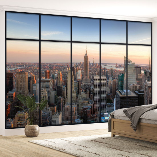 Papel pintado panorámico trampantojo - Nueva York
