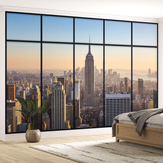 Papel pintado panorámico trampantojo - Nueva York
