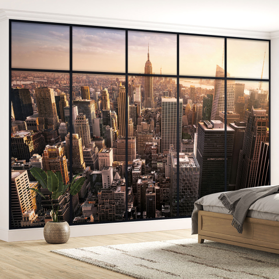Papel pintado panorámico trampantojo - Nueva York