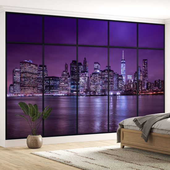 Papel pintado panorámico trampantojo - Nueva York