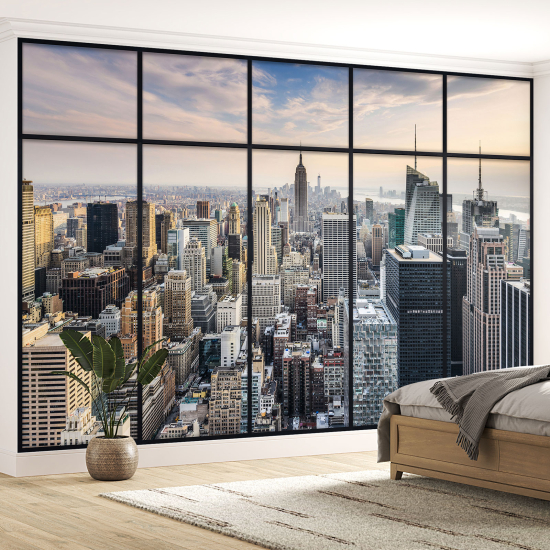 Papel pintado panorámico trampantojo - Nueva York