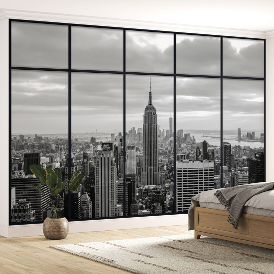 Papel pintado panorámico trampantojo - Nueva York