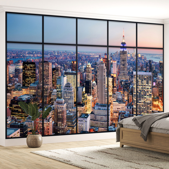 Papel pintado panorámico trampantojo - Nueva York