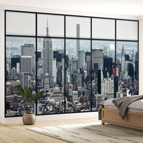 Papel pintado panorámico trampantojo - Nueva York