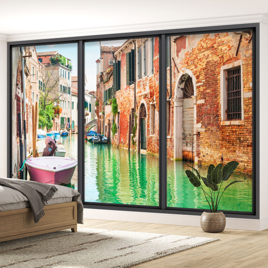 Papel pintado panorámico trampantojo - Venecia